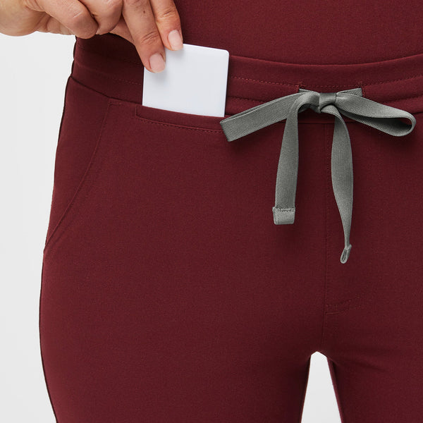 Women's Burgundy Yola Slim - Tall  Scrub Pant™