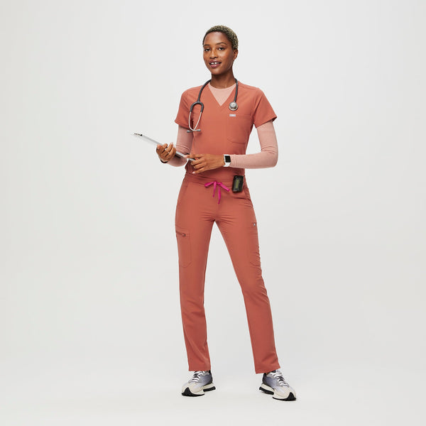 Women's Terracotta Yola Slim - Scrub Pant™