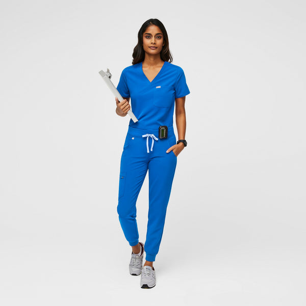 Women's Royal Blue Zamora™ - Petite Jogger Scrub Pant
