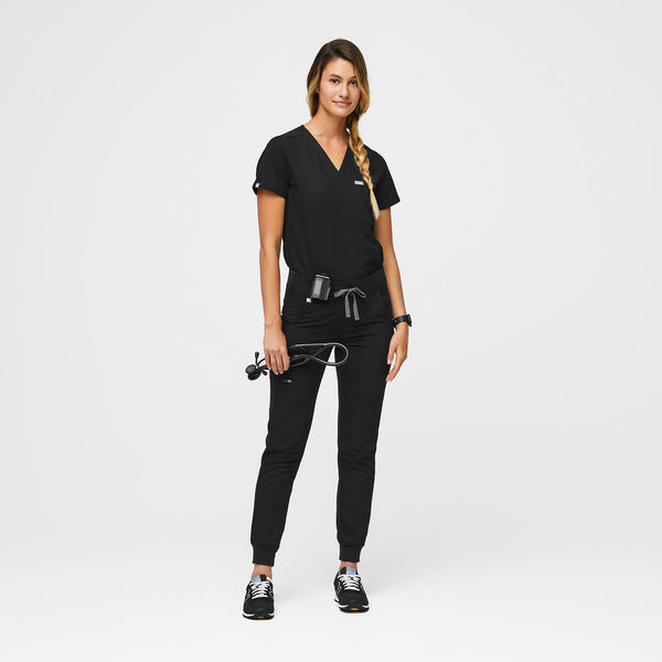 Women's Black Zamora™ - Petite Jogger Scrub Pant