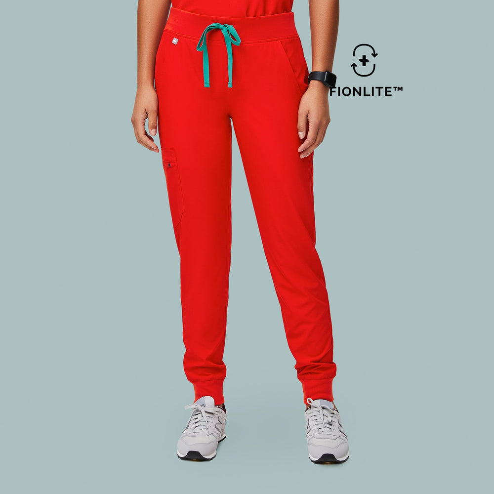Women's Awesome Red FIONLITE™ Zamora - Jogger Scrub Pant