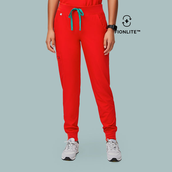 Women's Awesome Red FIONLITE™ Zamora - Jogger Scrub Pant