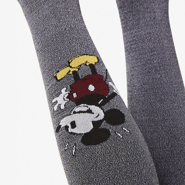 Women's Grey Mickey Mouse - Compression Socks
