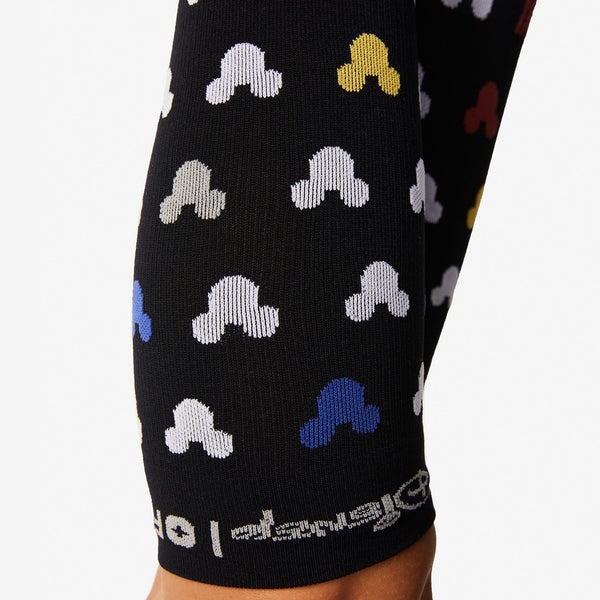 Women's Black Mini Mickey Mouse - Compression Socks