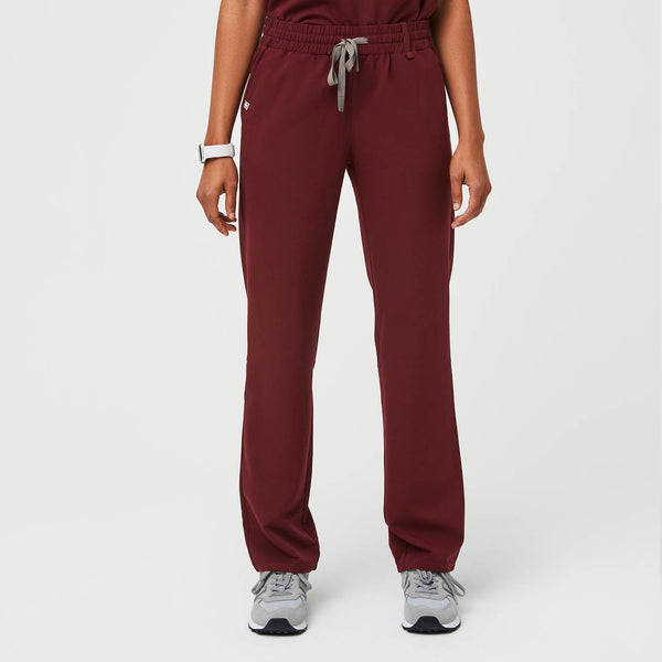 Women's Burgundy Sewell - Classic Scrub Pant