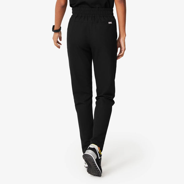 Women's Black Tilpa - High-Rise Scrub Pant