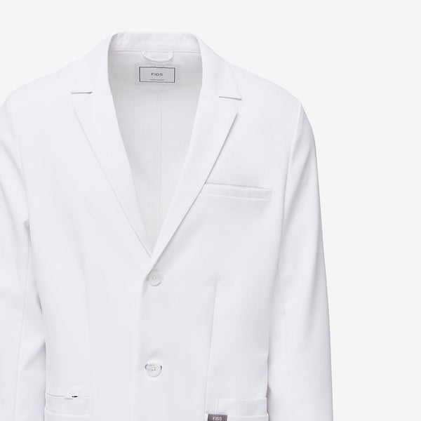 Embroidery: White