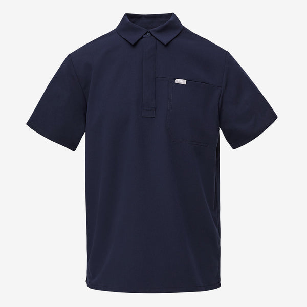 men's Caribbean Blue Lima - Short-Sleeve ScrubPolo™