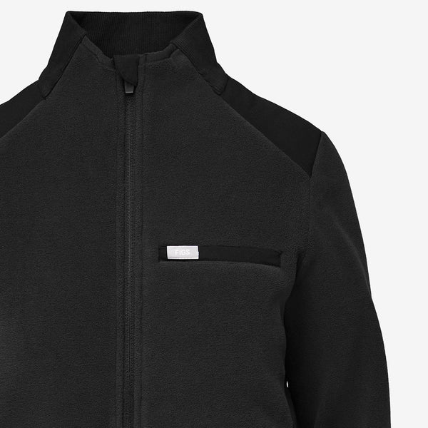 embroidery: black